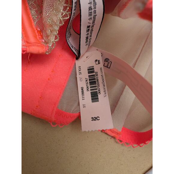 Victorias Secret Dream Angels Lightly-Lined Heart Embroidery Corset Top Lingerie - Picture 4 of 5